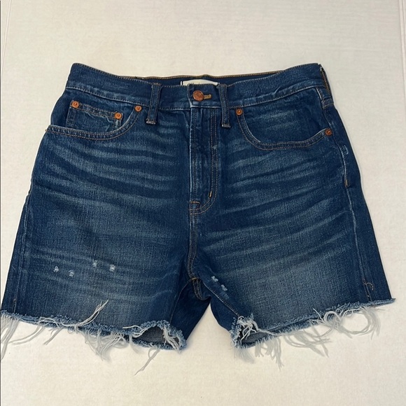 MADEWELL THE PERFECT VINTAGE CUT OFF JEAN SHORTS 28 - Picture 1 of 13